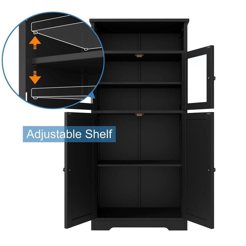 Bathroom Storage Cabinet - 11.78D x 23.6W x 50.4H