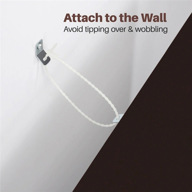 Yaheetech Free Standing Bathroom Cabinet with 1 Drawer 2 Doors