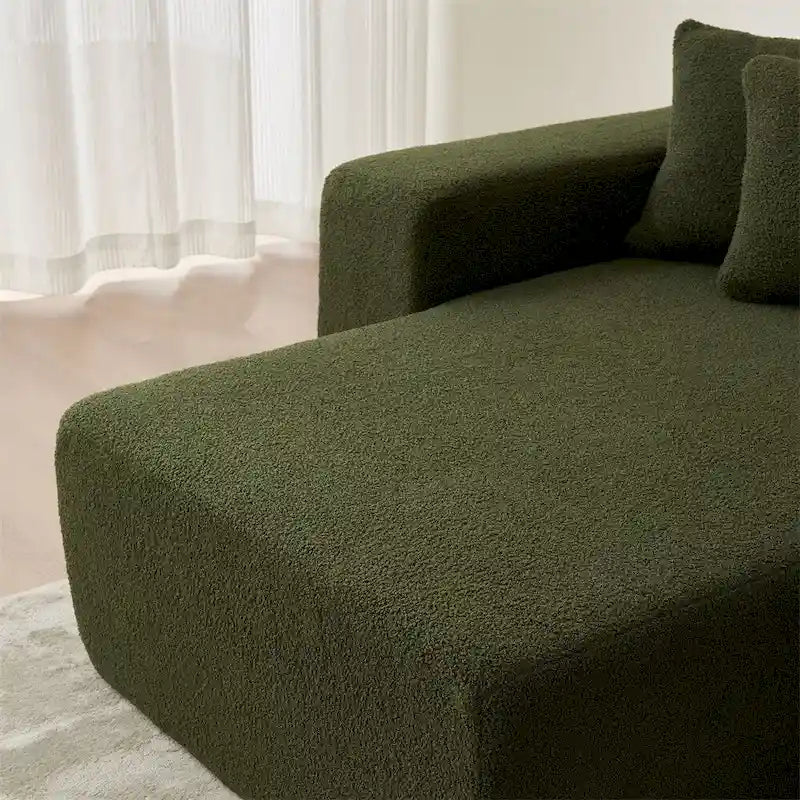 Modular Sectional Couch,Modern L-Shape Sectional Sofa w/Chaise Lounge