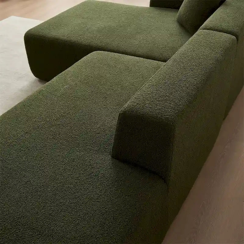 Modular Sectional Couch,Modern L-Shape Sectional Sofa w/Chaise Lounge