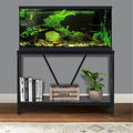 Aquatic Fundamentals 40/55 Gallon Steel X-Frame Aquarium Stand in Black