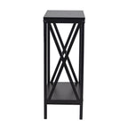Aquatic Fundamentals 40/55 Gallon Steel X-Frame Aquarium Stand in Black
