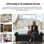 62 Bedroom Tufted Button Storage Bench, Modern Fabric Upholstered Ottoman, Window Bench, Rolled Arm Design for Bedroom