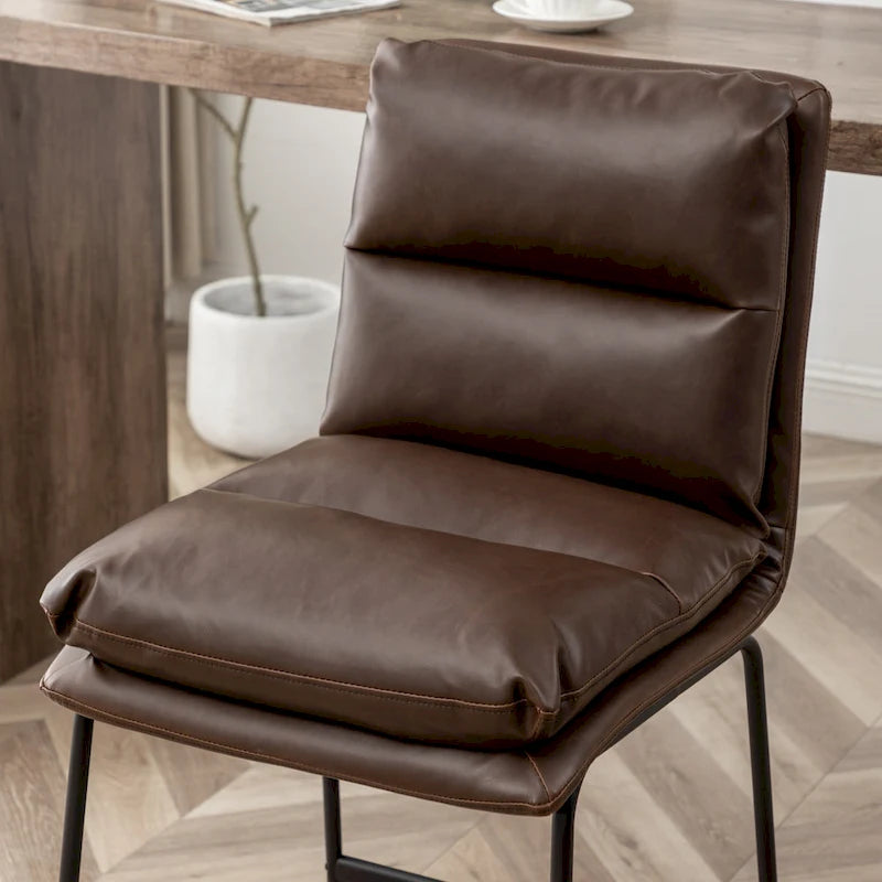 Roundhill Milos Upholstered 26-inch Counter Height Stools, Set of 2