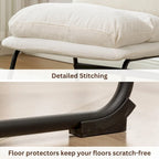 Roundhill Milos Upholstered 26-inch Counter Height Stools, Set of 2